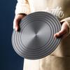 Газовое теплозащитное кольцо для медленного кипения Алюминиевая кухонная размораживающая пластина Сплав теплопроводности Плита Тепло для диффузора Пламя Антипригарная пластина