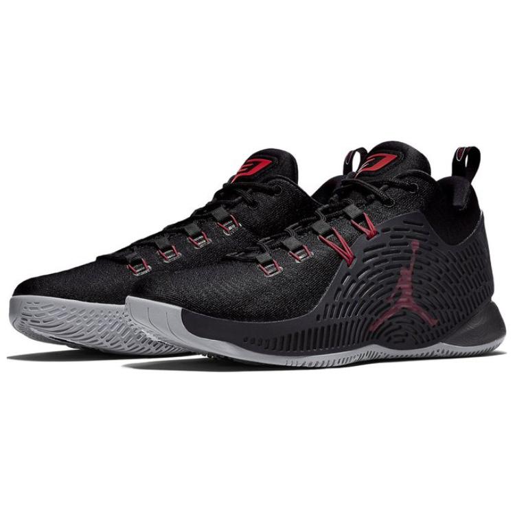 Jordan CP3 10 Амортизация Устойчивая к истиранию Амортизация, Износостойкие Низкие Баскетбольные Кроссовки Мужские Черные 914231-012