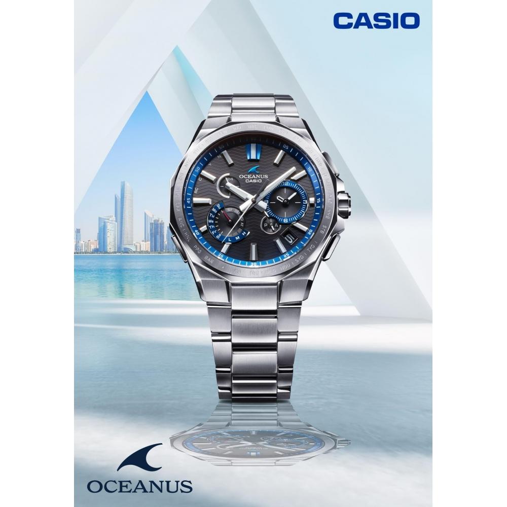 [Casio] Часы OceanusOCW-T6000-1AJF Мужские Серебряные