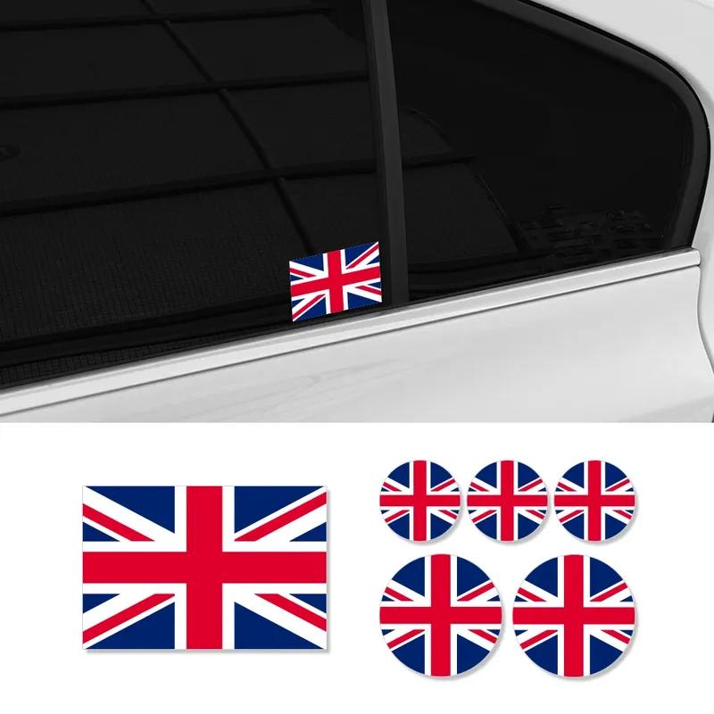 Британский флаг Юнион Джек Наклейки на Автомобиль Декаль UK Виниловая Декорация Наклейки для Декора Мотоцикла Водонепроницаемая Солнцезащитная Обложка для Стайлинга Автомобиля