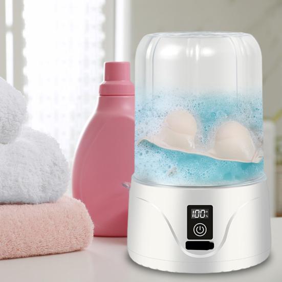 Мини-стиральная машина емкостью 1,1 л, беспроводная, перезаряжаемая, стиральная машина для нижнего белья, детской одежды, носков, трусов, портативное устройство для стирки белья