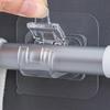 Telescopic Curtain Rod Hook Support Clip - Punch-Free Hanging Device for Shower, Towel, and Door Curtains.
