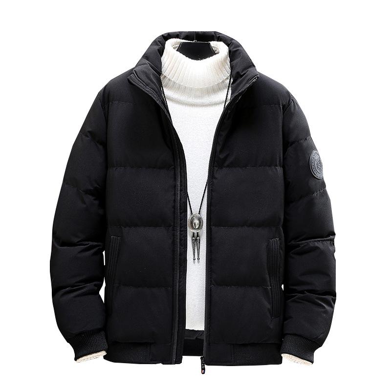 Winter Men 'S Coat Cotton Jacket Stand -Up Collar Winter Clothes Handsome And Warm Men