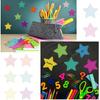 Seajan 108 Pcs Star Cutouts for Bulletin Board Chalkboard Paper Star Cutouts Decor Assorted Colors Star Accent for DIY Craft Projects Rustic Party