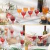 25pcs Unbreakable Plastic Margarita Glasses 6 Oz Champagne Goblet  Party Supplies