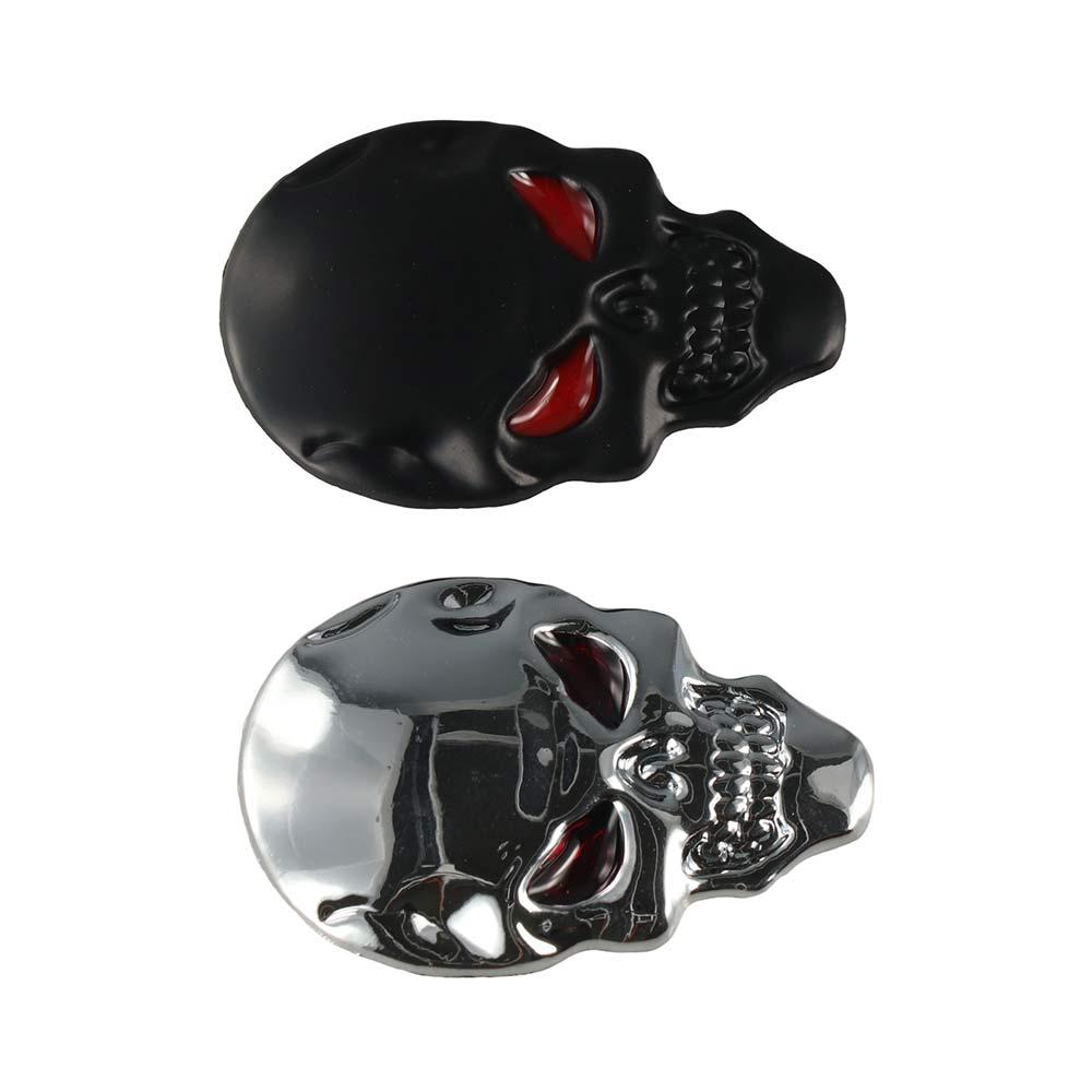 Цинк цинк цинковый сплав череп скелет автомобиль наклейка 3D металл 3D металл череп эмблема значок украшение автомобиля