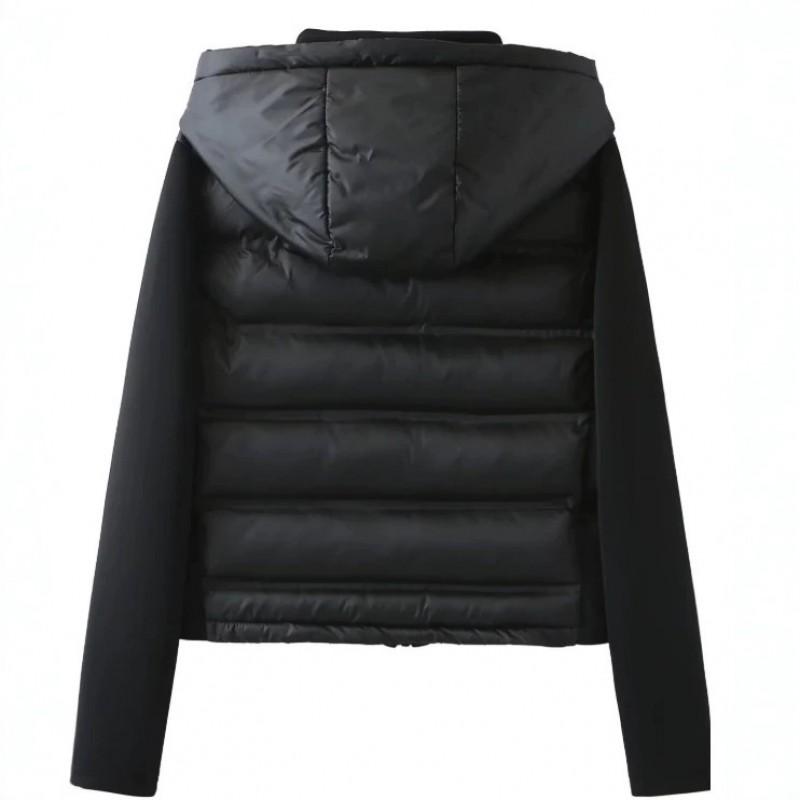 Womens French Style Casual Warm Cotton Jacket Long Sleeve Short Coat