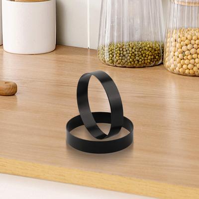 8 шт. Кольца для приготовления яиц из нержавеющей стали, утолщенные формы для блинов - для жарки яиц, антипригарные формы для приготовления яиц, кухонные принадлежности