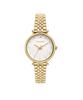Etoile Gold Tone Stainless Steel White Dial Quartz ME010295 Women's Watch