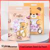 Pabei Coffee Bear Cartoon Self-Sealing Stand-up Pouches
