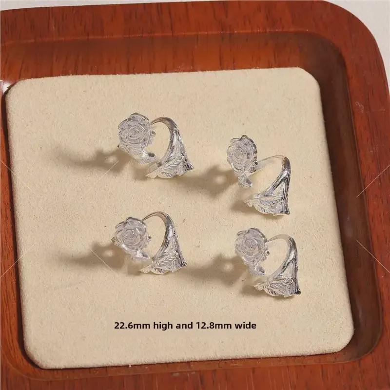 Сплав розы цветок кисточка кулон разделительные бусины для DIY ювелирных изделий: Аксессуары для браслетов и сережек