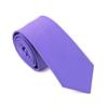 Big Sale Classic Purple Silk Tie Mens Fashion Skinny Tie Slim Necktie for Casual Formal