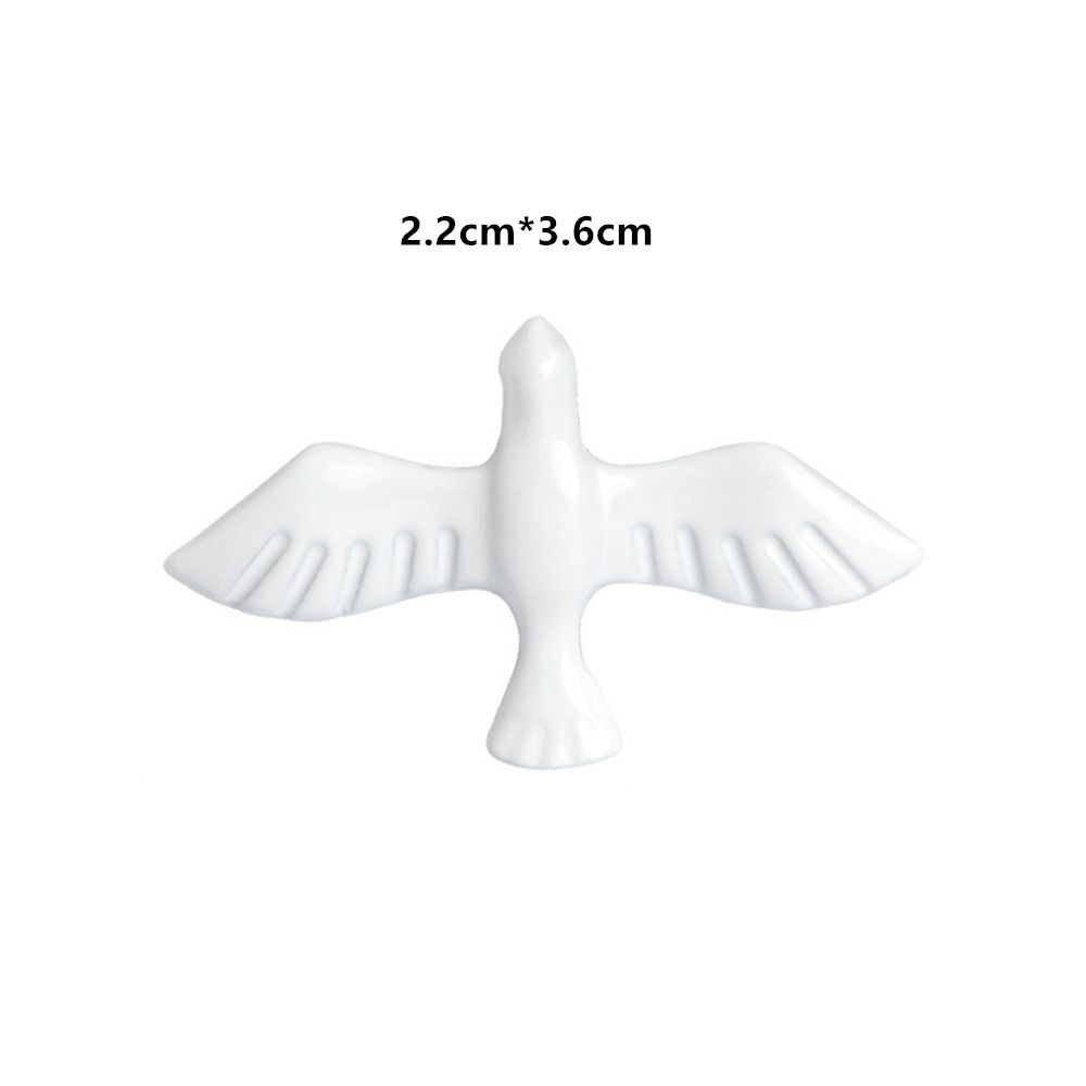 Подарки Модная бижутерия Эмалевые значки в виде голубей Металлический значок на лацкан Белая голубка Брошь