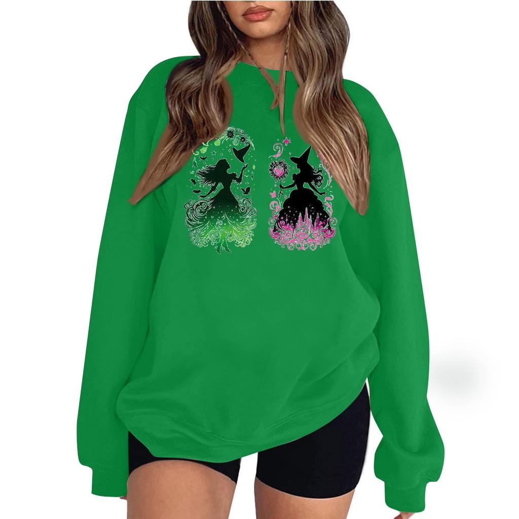 Женские топы с круглым вырезом и принтом из хлопка, повседневная мода, длинный рукав, пуловер, топ, блузка