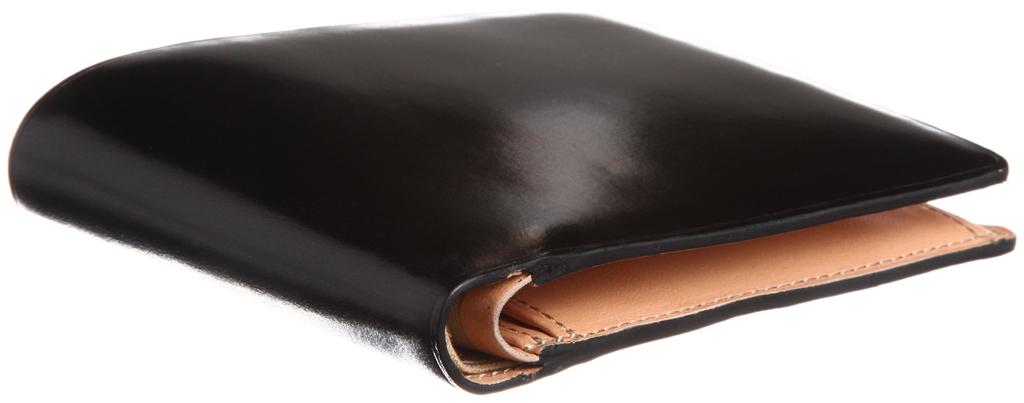 Кошелек-бифолд Ilveset с карманом для монет, черный, 7815004