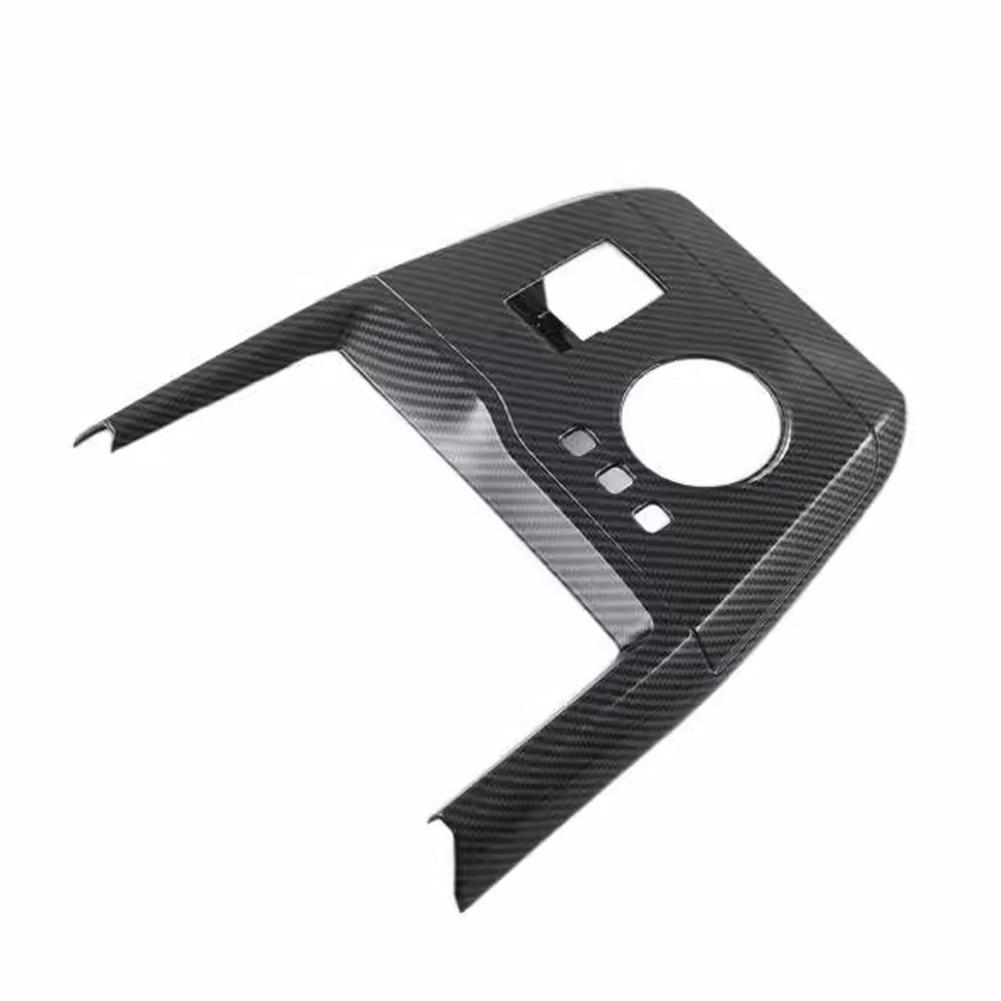 1PC Carbon Fiber Car Center Console Cover Trim Gear ShiftsPanel Frame Sticker for MG4 EV Mulan F19A 2023