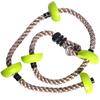 Kids Active Play Toys Climbing Rope with Swing Disc Plastic Outdoor/Indoor Playground Equipment & Fun Fitness Props for Kids