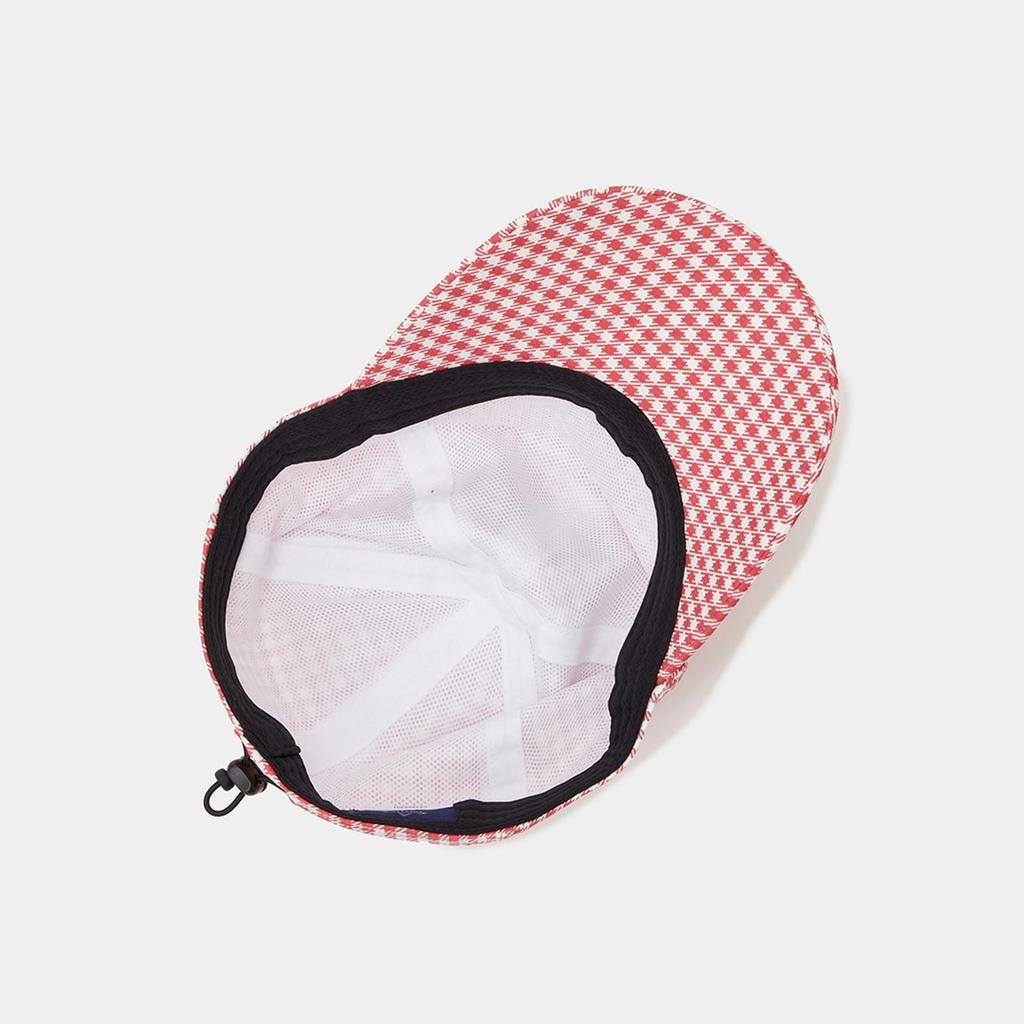 [Callaway] Женская стандартная вещь Дождевик RAIN CAP GINGHAMGolf 23SS1100Красный FR