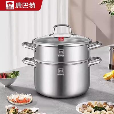 Многоплитная пароварка Kangbach из нержавеющей стали 304