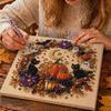 Наборы для творчества без краски Хэллоуин Набор для DIY из искусственного жемчуга, Жутко-милые 3D-поделки с рисованием бусинами, Мозаика из смоляных бусин Призрачный тыквенный кот ворон Стена для