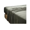 Drap Plat - Gaia - 240 X 300 Cm - 100% Gaze De Coton - Kaki - Lavable