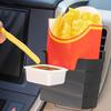 Автомобильный держатель для картофеля фри с вентиляционным отверстием, карман-органайзер, ящик для хранения аксессуаров, подставка для соуса