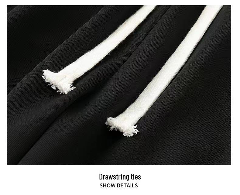 Мужские модные спортивные брюки свободного кроя с широкими штанинами для весны и осени