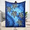 1pc Ocean Life Adventure blanket Soft and Warm for Sofa Office Camping Travel Livingroom Great Gift for Friends and Family Comfortable