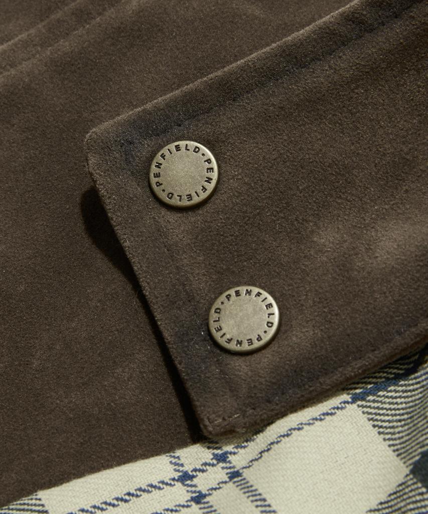 PENFIELD [Trailwear] Faw Suede Rider Harrington Jacket Brown_Fs3Wj55U