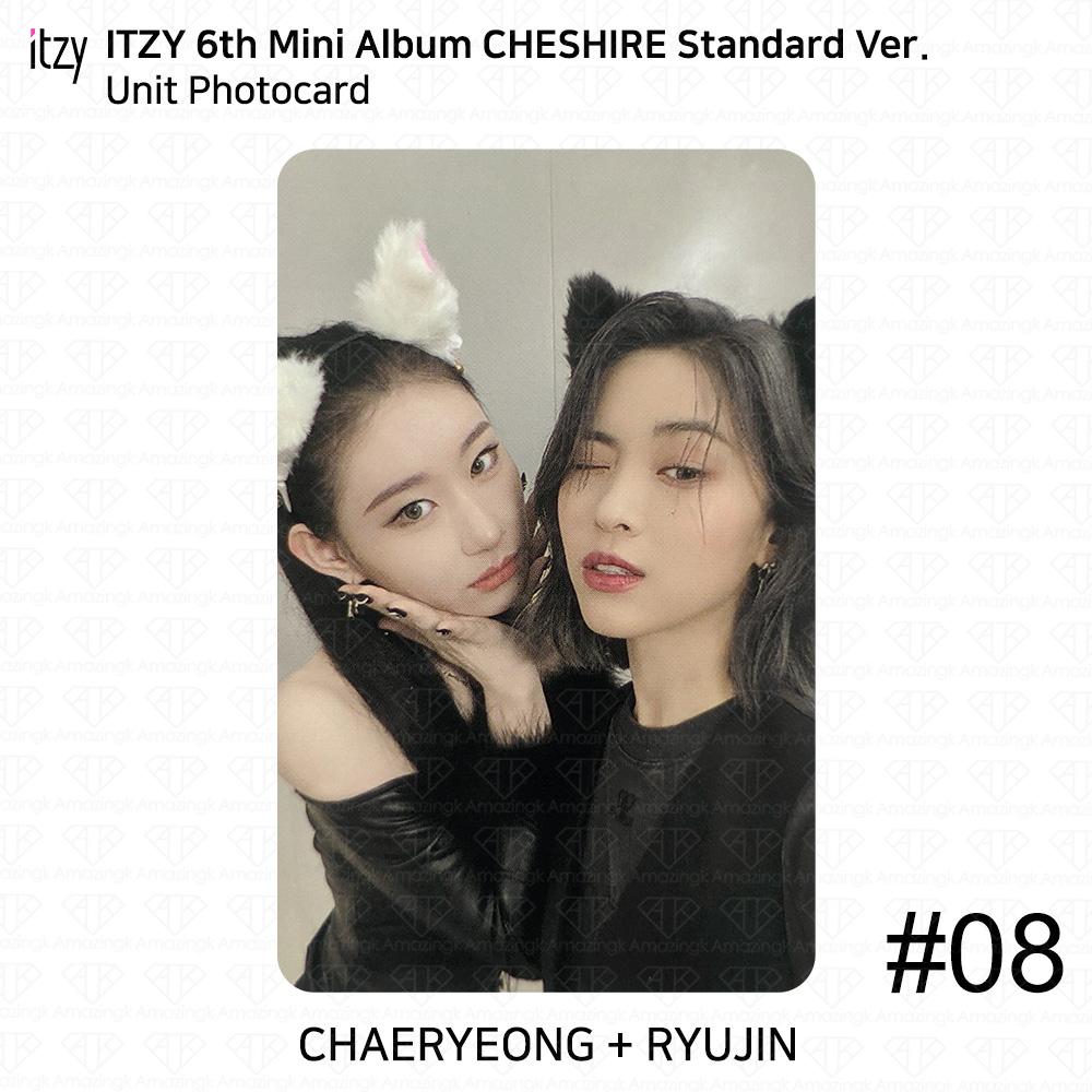 ITZY 6th Mini Album Cheshire Official Photocard Clear Card Neon 4cut Film KPOP