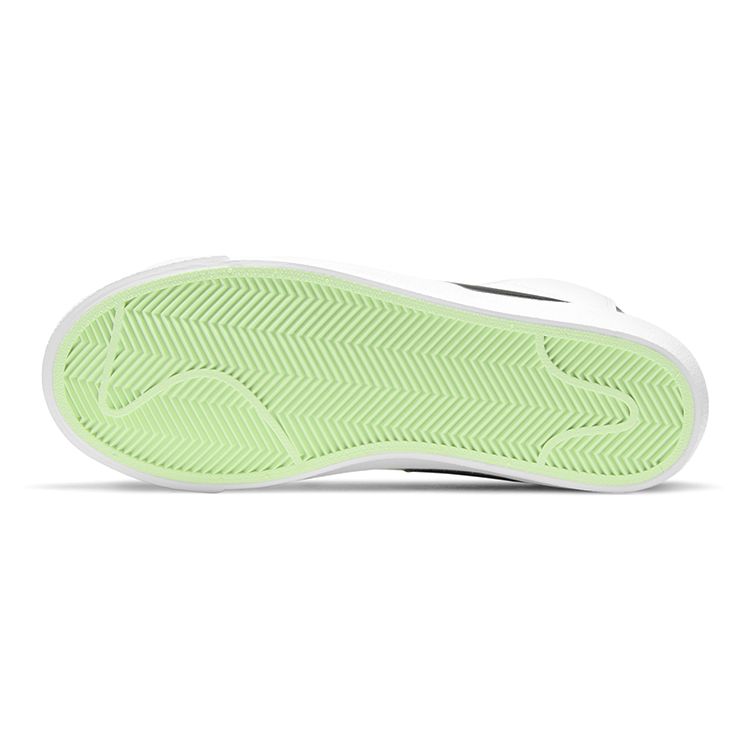 Nike Blazer Mid 77 SE GS Double Swoosh — белые паровые зеленые детские кроссовки дымчато-серые черные DD1847-100