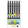 Kamio Japan Tamagotchi SARASA Ballpoint Pen Set of 233638 0.5mm, 6,