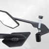 Reversible Motorcycle Rear View Mirror Adjustable Rearview Mirror  For Electric Vehicle