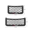 Car Net Bag Phone Holder Storage Net Box Pocket Organizer Auto Emblem For Mitsubishi ralliart Lancer 9 10 ASX Outlander Pajero