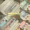 Plastic Pencilbox Transparent Pen Pouch Desktop Storage Box Pencilcase  School Supply