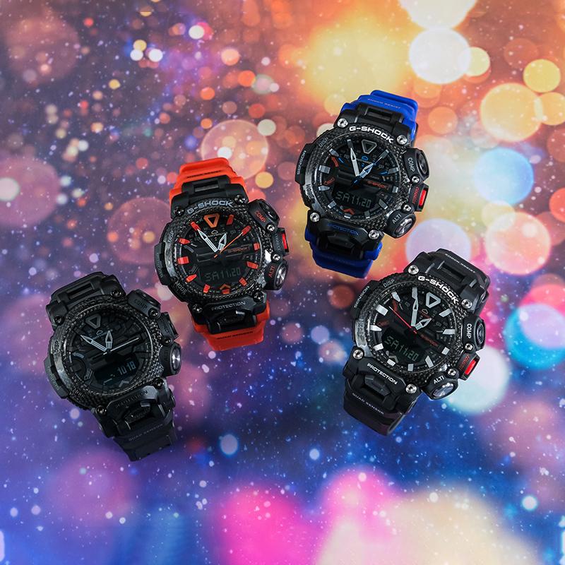 Casio Master Of G-Air Series Bluetooth Shockproof Sports Watch Quartz Movement Resin Strap Men watches Black GR-B200-1A9PR