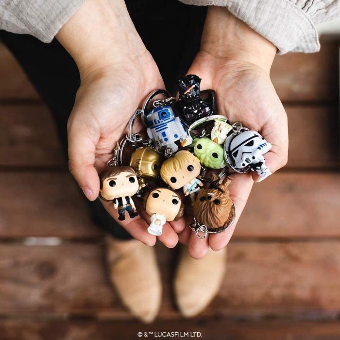 Porte-clés - Funko - Han Solo - Star Wars - 5 cm - Figurine en boîte vitrine