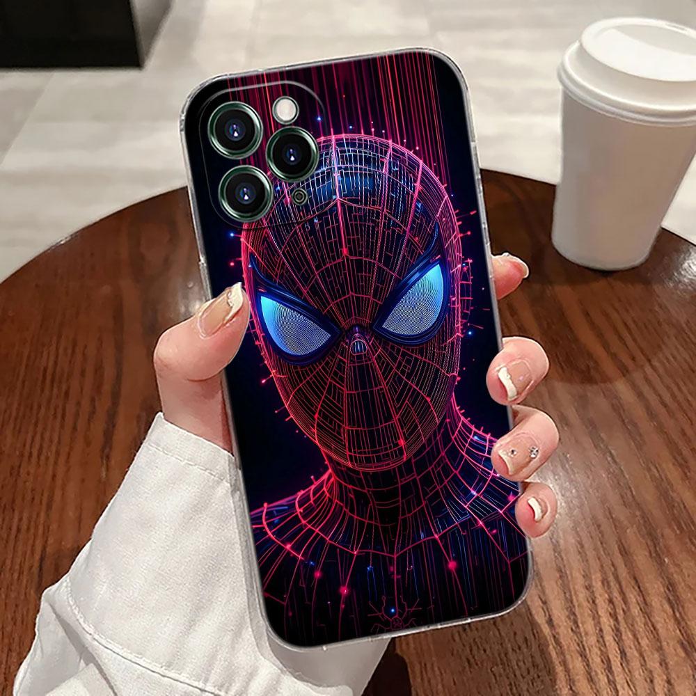 Чехол для телефона Marvel Heroes Deadpool Hulk Прозрачный для iPhone 17 Pro Max 17E 11 12 13 14 15 16 Pro Max Plus 17 Air 16E 7 X