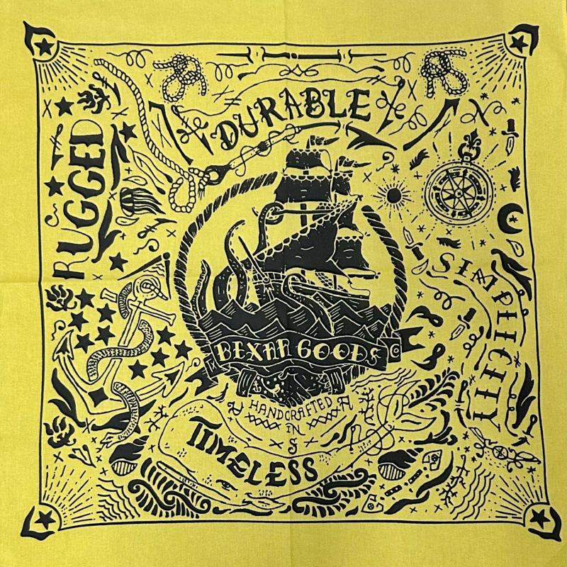 Хаки Чистый Хлопок Американский Ретро Винтажный Квадратный Шарф - Мужской Хип-Хоп Платок/Полотенце Для Лица