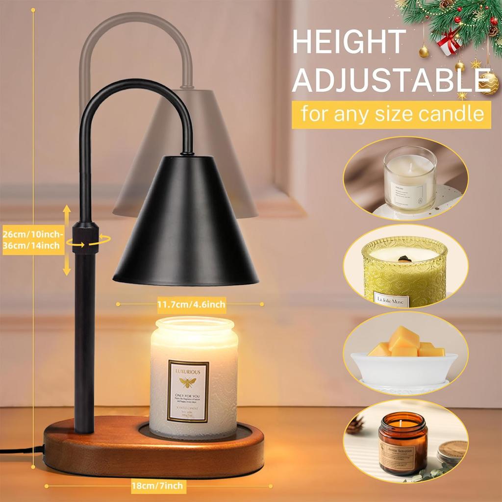 Night Light – OWOSALD – Black, Adjustable Height, 110V/220V – ANL-BK01