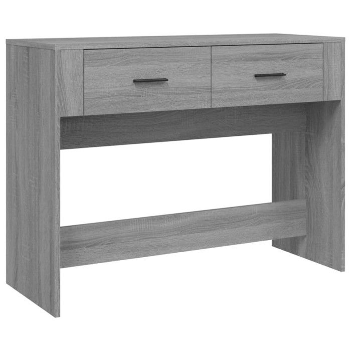 Console - VIDAXL - Sonoma - Wood - Grey - 100 X 39 X 75 Cm