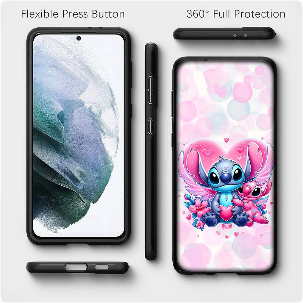 Для iPhone 17 16 15 Xiaomi Poco F7 F8 X7 X6 C85 C75 C71 M8 Redmi Note 14 13 12 11 Pro Max 14C 13C 15C A3 A4 Чехол для телефона Милый мультяшный Стич из Лило и Стич