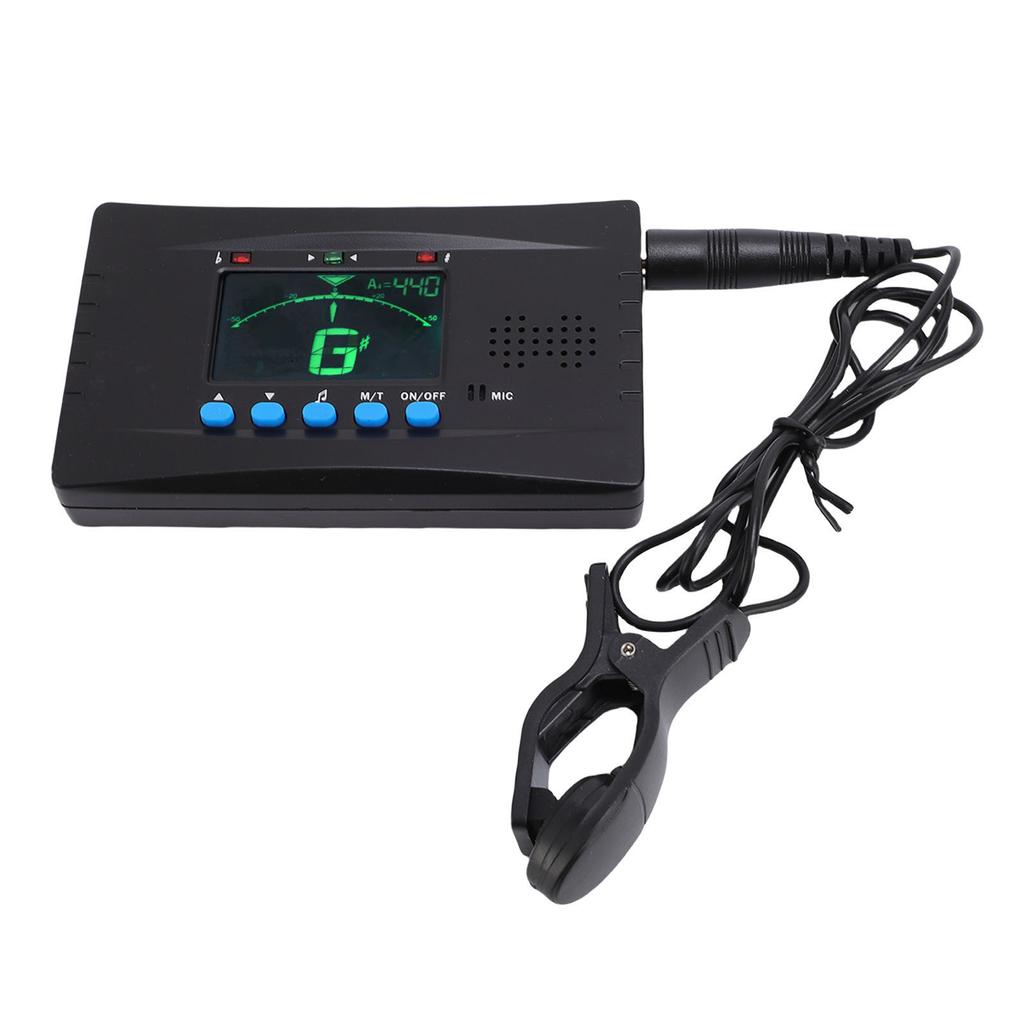 Guzheng Metronome Tuner Set Electronic LCD Screen Tone Generator Professional 3 in 1 Tuning Accessory