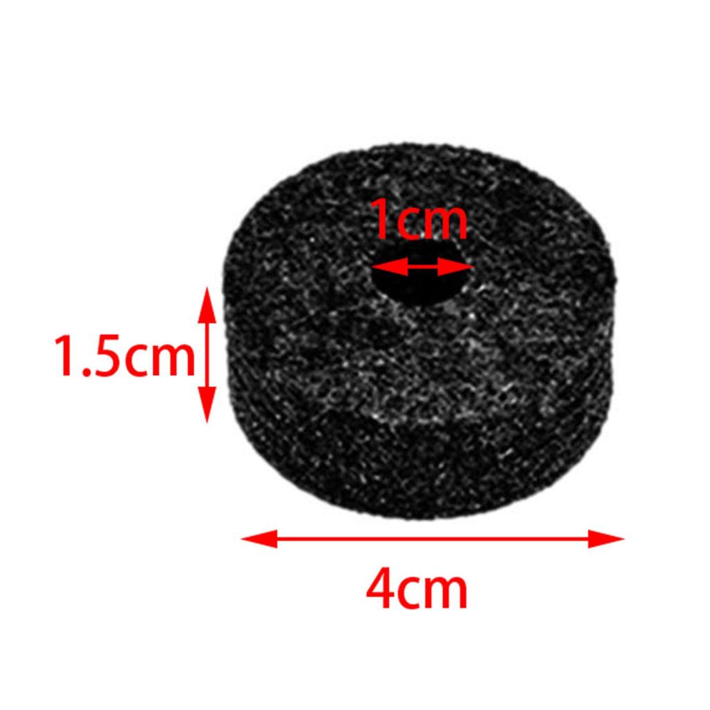 10x Cymbal Stand Felts Percussion Instrument Hi Hat Clutch Felts Replacement