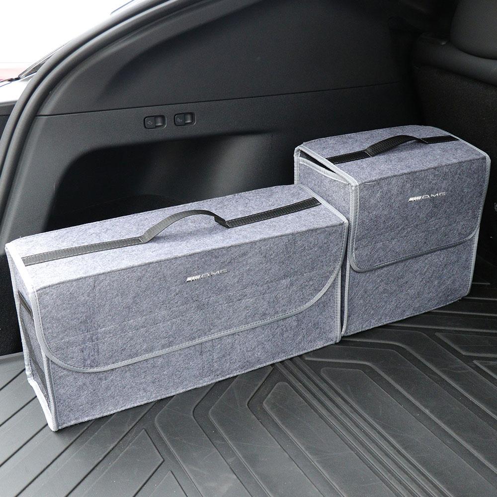 Car Trunk Large Anti Slip Compartment Storage Box Folding Organizer Tool For Mercedes-Benz AMG C500 C200 C300 A B C E GLA CLA GLK GL ML GLE W204 W205