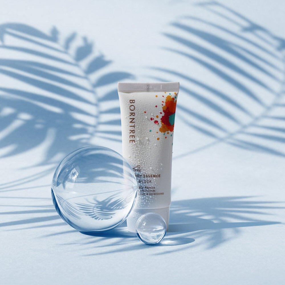 BORNTREE Нелипкий солнцезащитный крем/Солнцезащитный крем Berry Essence 50 мл SPF50+ PA++++ от раздражения глаз, 3 шт.