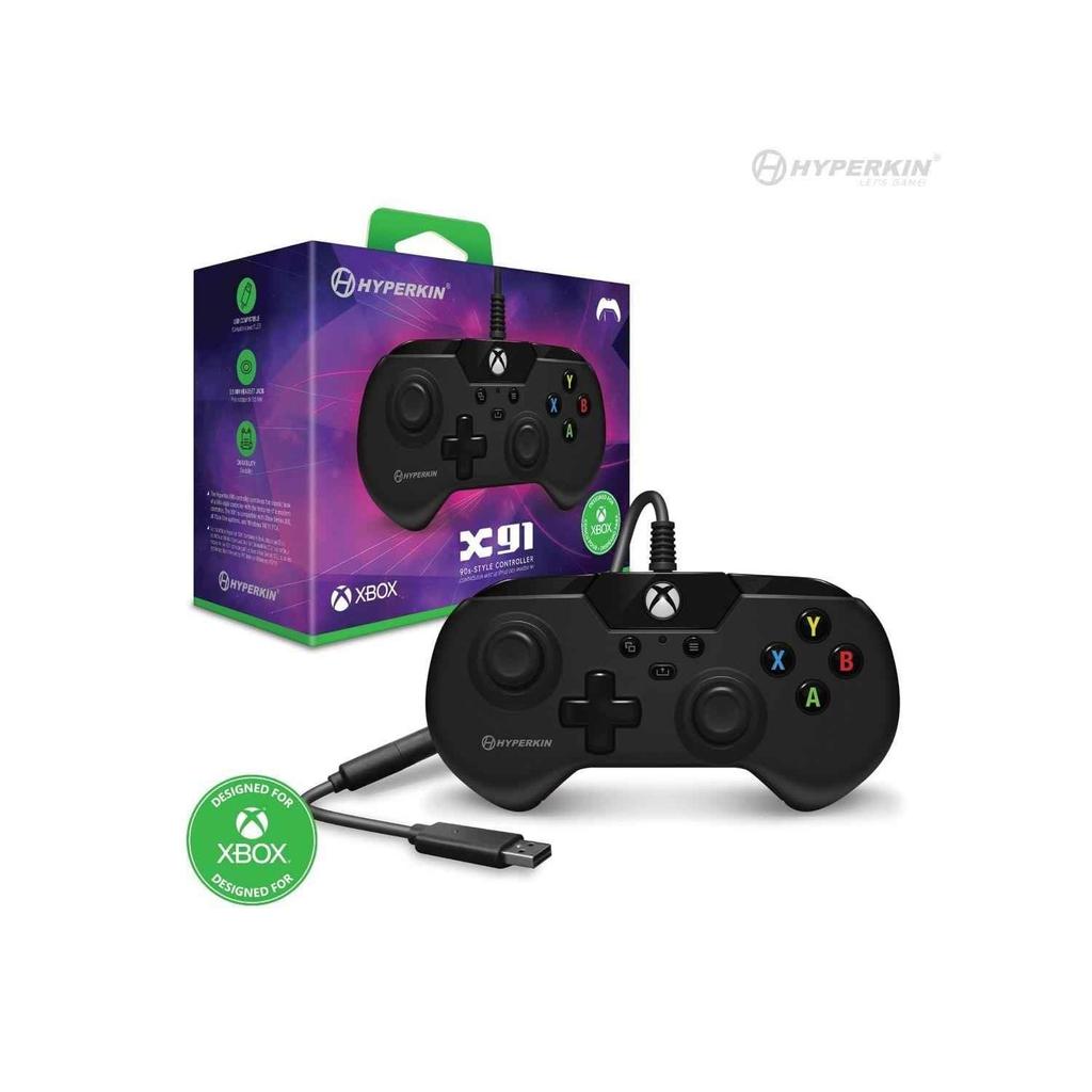 Проводной контроллер X91 Черный для Xbox Series, Xbox и ПК с Windows X/S, One, 10/11 (Официально лицензировано)
