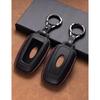 for Ford Key Fob Cover Leather Key Case Holder Keychain Compatible with Bronco F150 Explorer Mustang Escape Mach E F250 Truck King Ranch Expedition