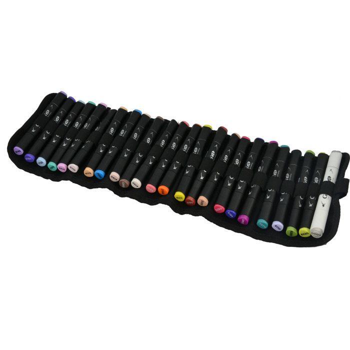 Kit - GRAPH'IT - Roll &; Go - 24 Markers - Opaque - Indelible