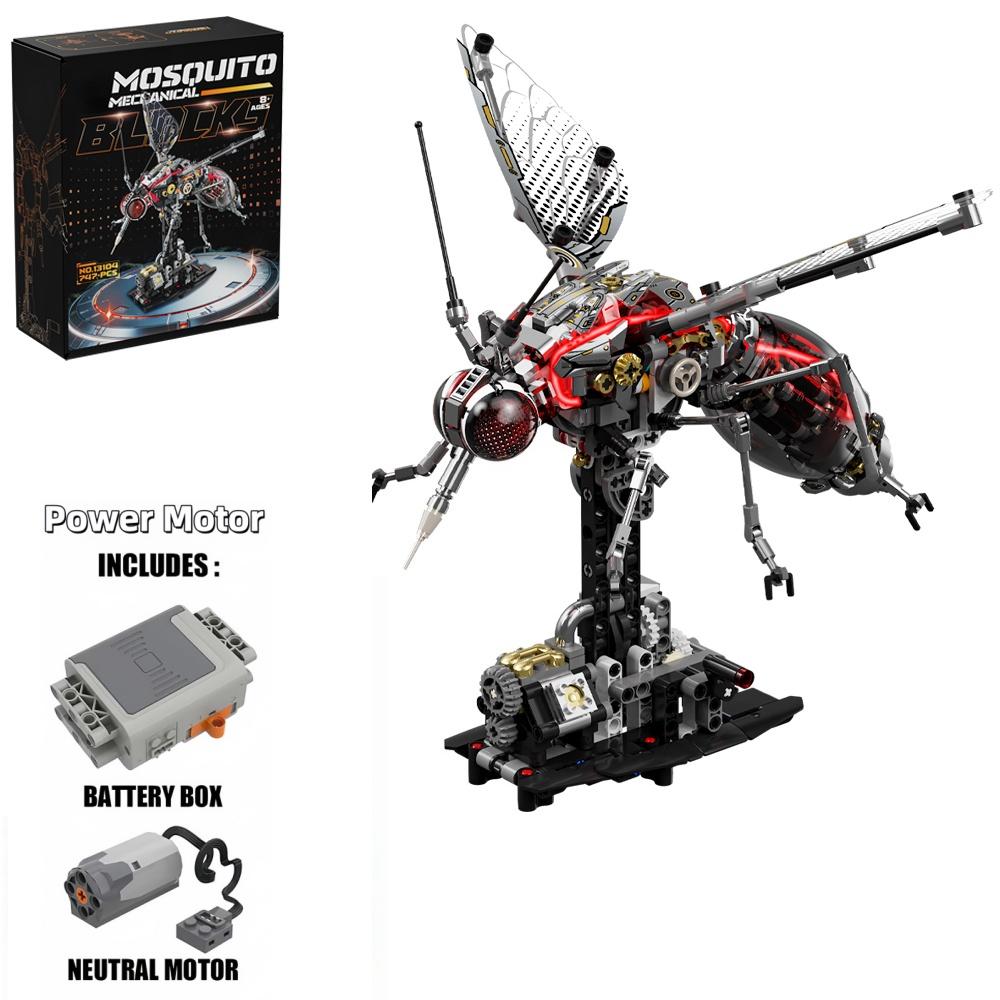 Совершенно новый Moc Премиум-класса Механический Премиум-качества Комар Первоклассная Сборка Премиум-качества Сборные-Кирпичики Высшего Качества Киберпанк Насекомое